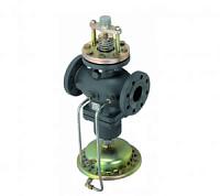 Клапан регулирующий комбинированный седельный проходной с автоматическим ограничением расхода AFQM Клапан регулирующий комбинированный седельный проходной с автоматическим ограничением расхода AFQM