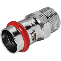 ROMMER Переходник ВПр-Нр 22x3/4, из нержавеющей стали прессовой, арт. Rss-0021-002234