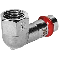 ROMMER Угольник-переходник ВПр-ВР 15х1/2 из нержавеющей стали прессовой, арт. RSS-0009-001512