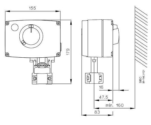 Danfoss AMV 35 DN15-50 (082G3021) Электропривод