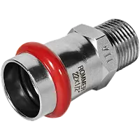 ROMMER Переходник ВПр-Нр 22x1/2, из нержавеющей стали прессовой, арт. Rss-0021-002212