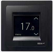 Devi Devireg Touch Black Накладной встраиваемый электронный терморегулятор